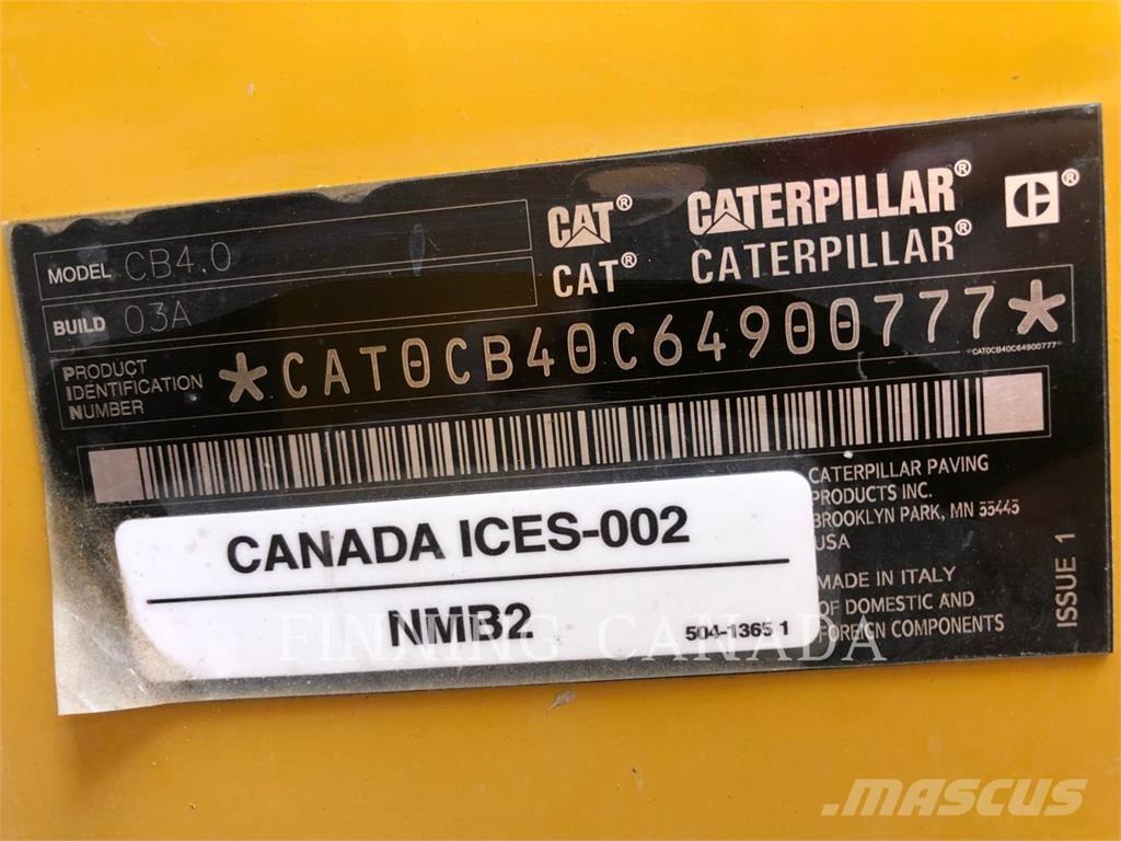 CAT CB4.0-03 Compacteur de sol
