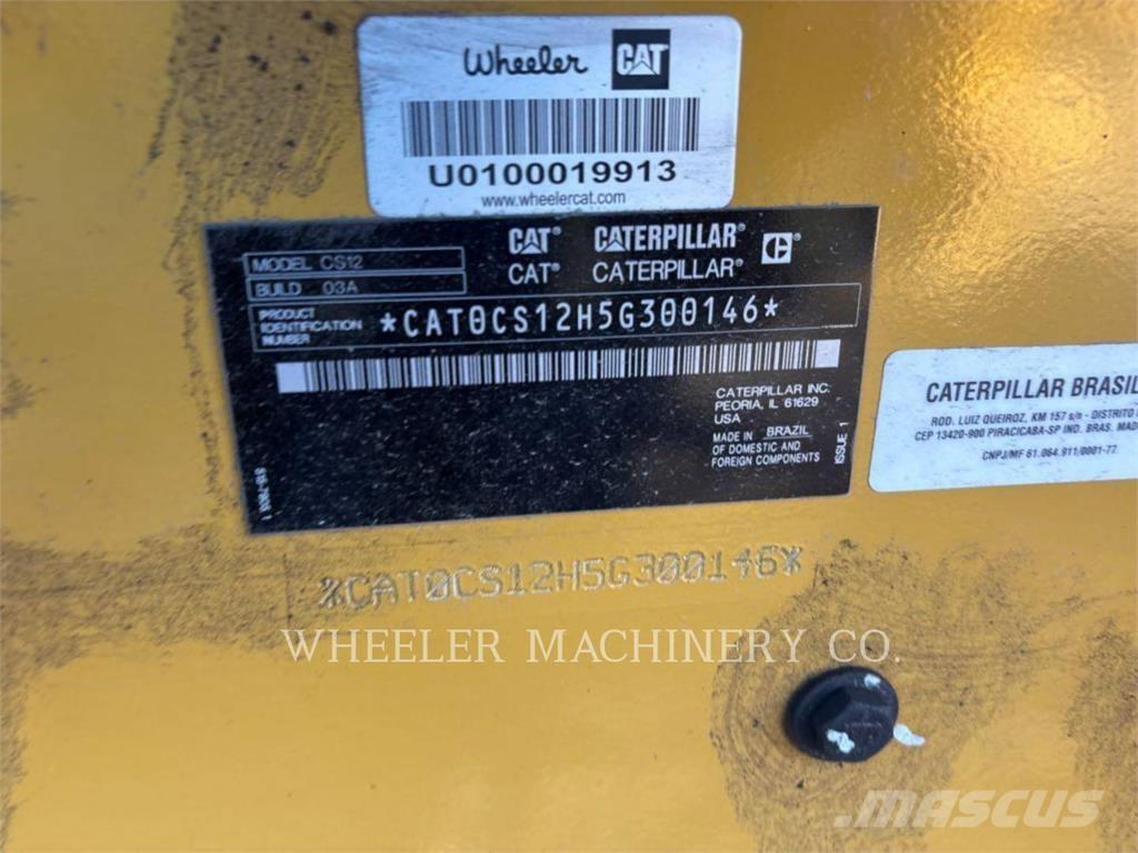 CAT CS12 Rouleaux monocylindre