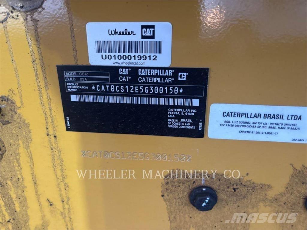 CAT CS12 Rouleaux monocylindre