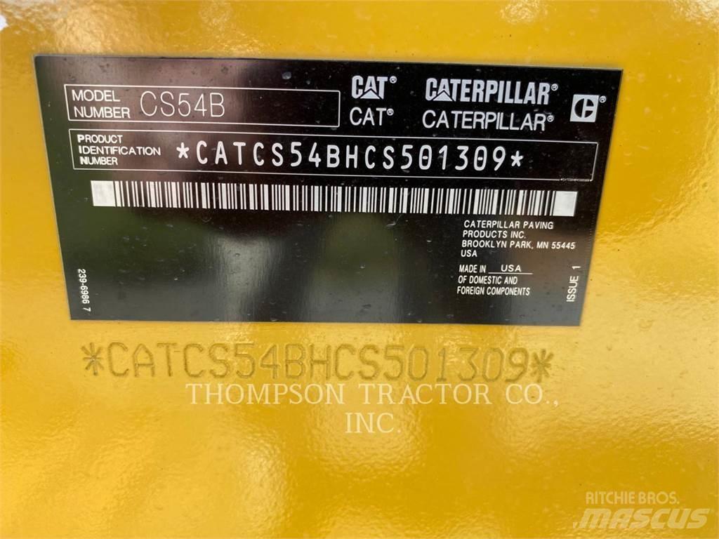 CAT CS54B Rouleaux monocylindre