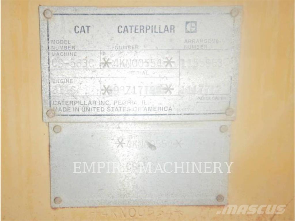 CAT CS563C Rouleaux monocylindre