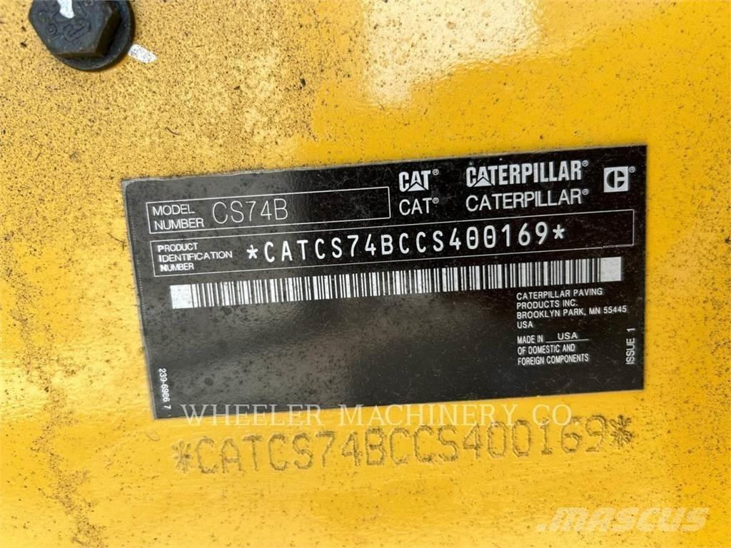 CAT CS74B Rouleaux monocylindre