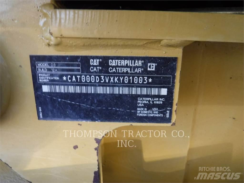 CAT D3 Bouteurs sur chenilles