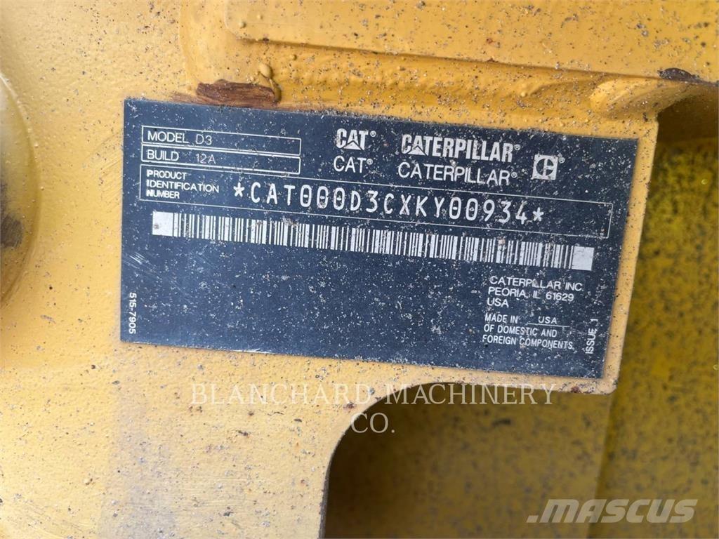 CAT D3 LGP Bouteurs sur chenilles