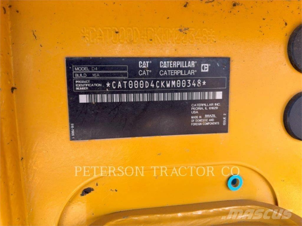 CAT D4 Bouteurs sur chenilles