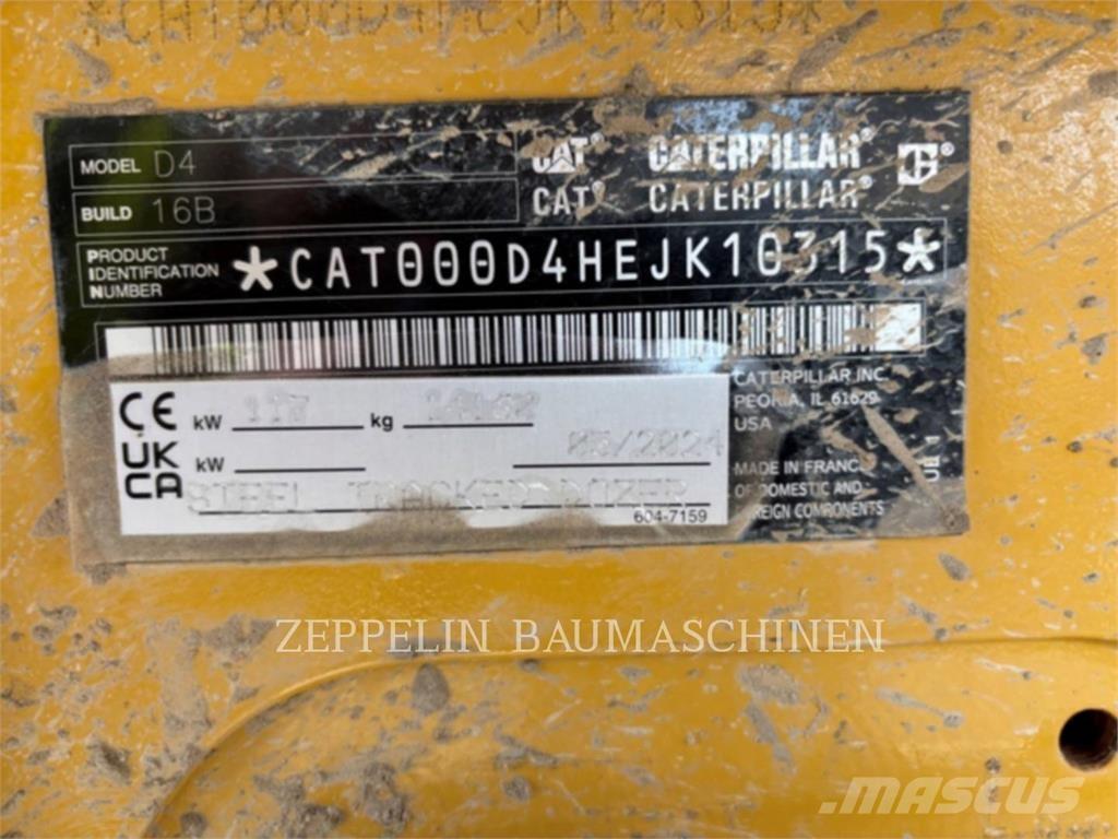 CAT D4-16A Bouteurs sur chenilles