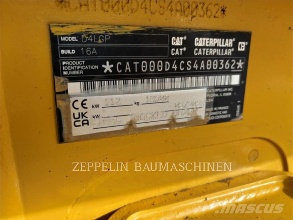 CAT D4-16A Bouteurs sur chenilles
