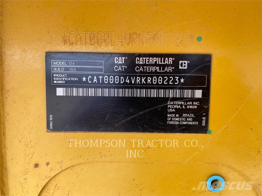 CAT D4 VP Bouteurs sur chenilles