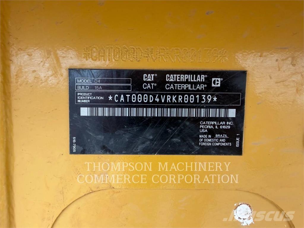 CAT D4 XL Bouteurs sur chenilles