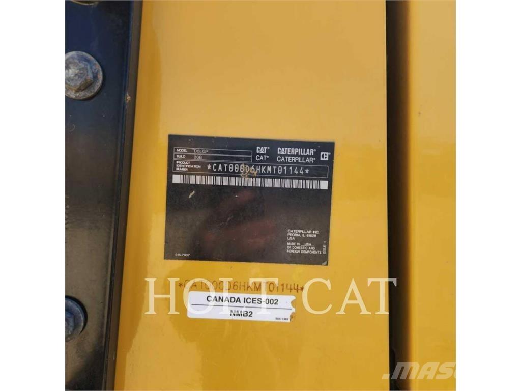 CAT D6 LGP Bouteurs sur chenilles