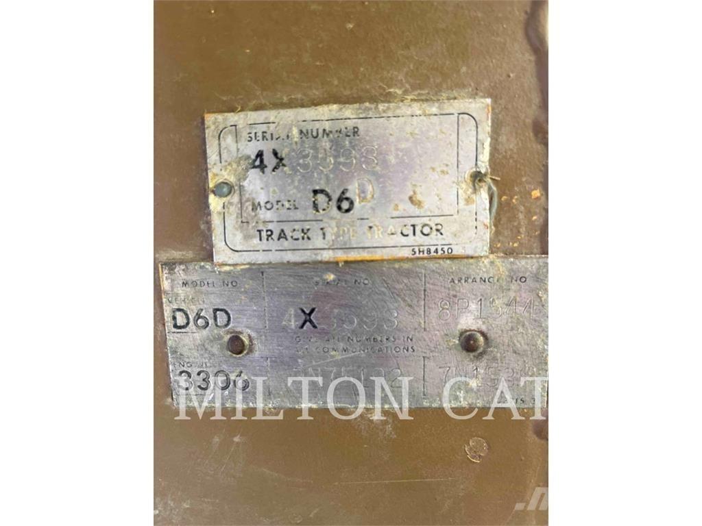 CAT D6D Bouteurs sur chenilles