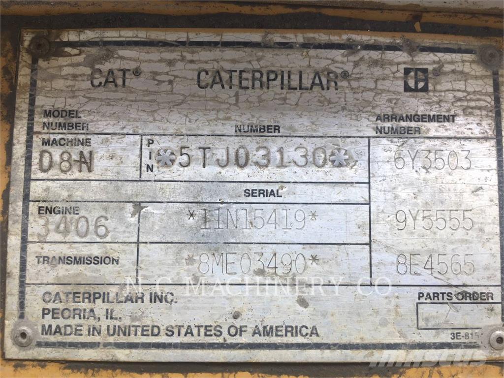 CAT D8N Bouteurs sur chenilles