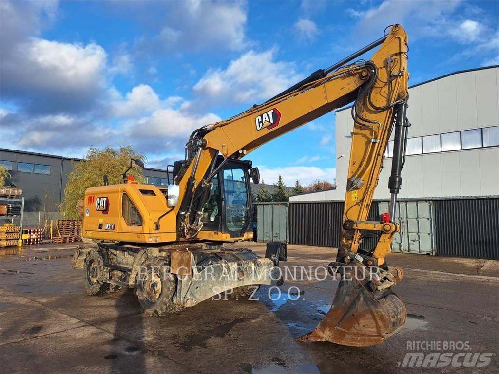 CAT M 314 Pelle sur pneus