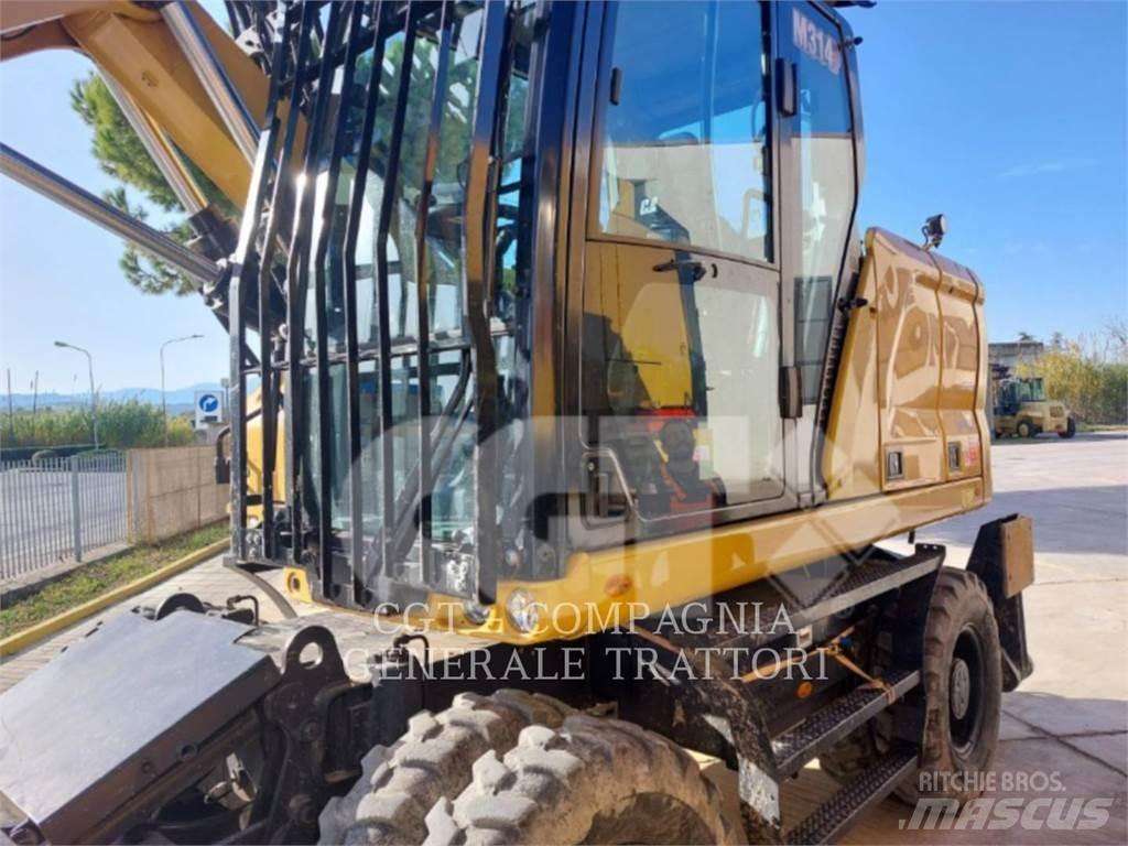 CAT M314 Pelle sur pneus