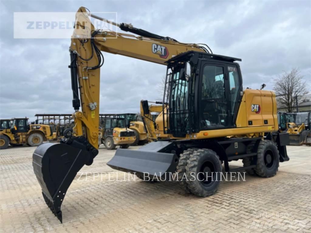 CAT M314-07A Pelle sur pneus