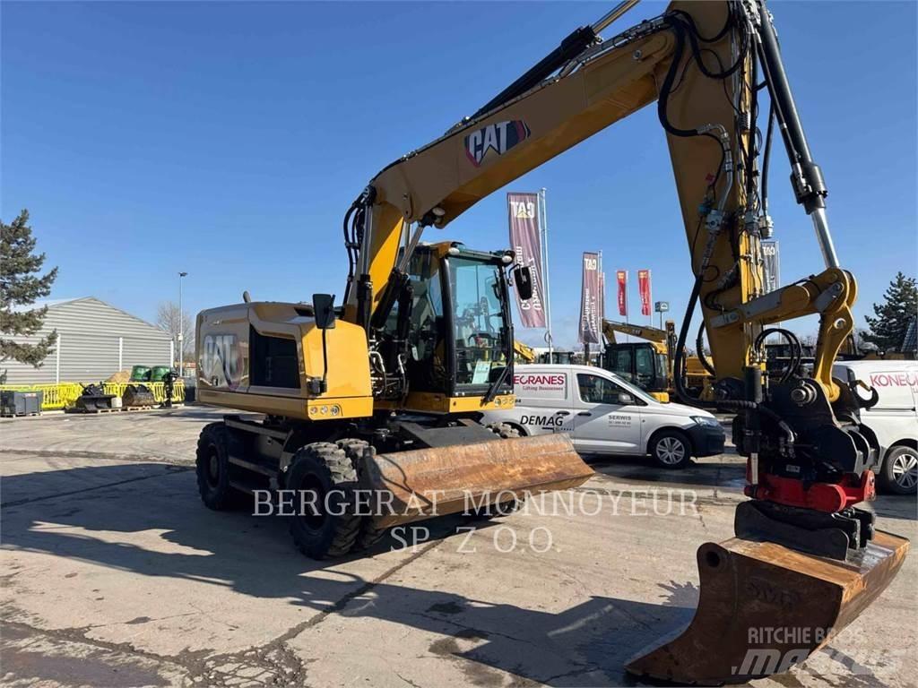 CAT M314F Pelle sur pneus