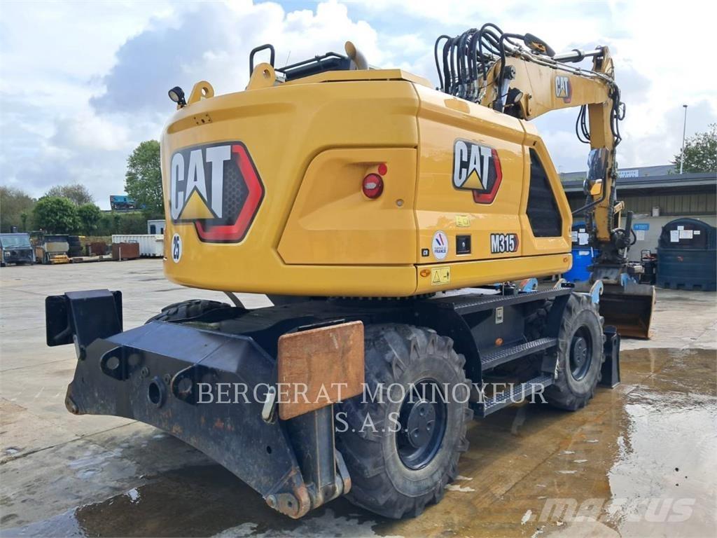 CAT M315 Pelle sur pneus