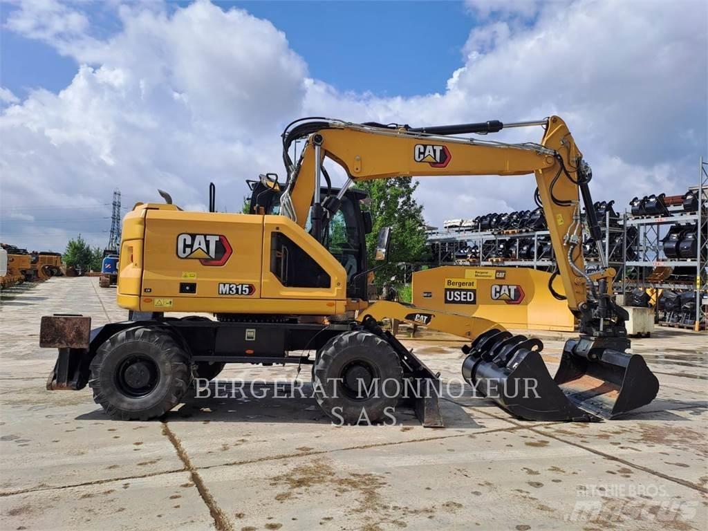 CAT M315 Pelle sur pneus
