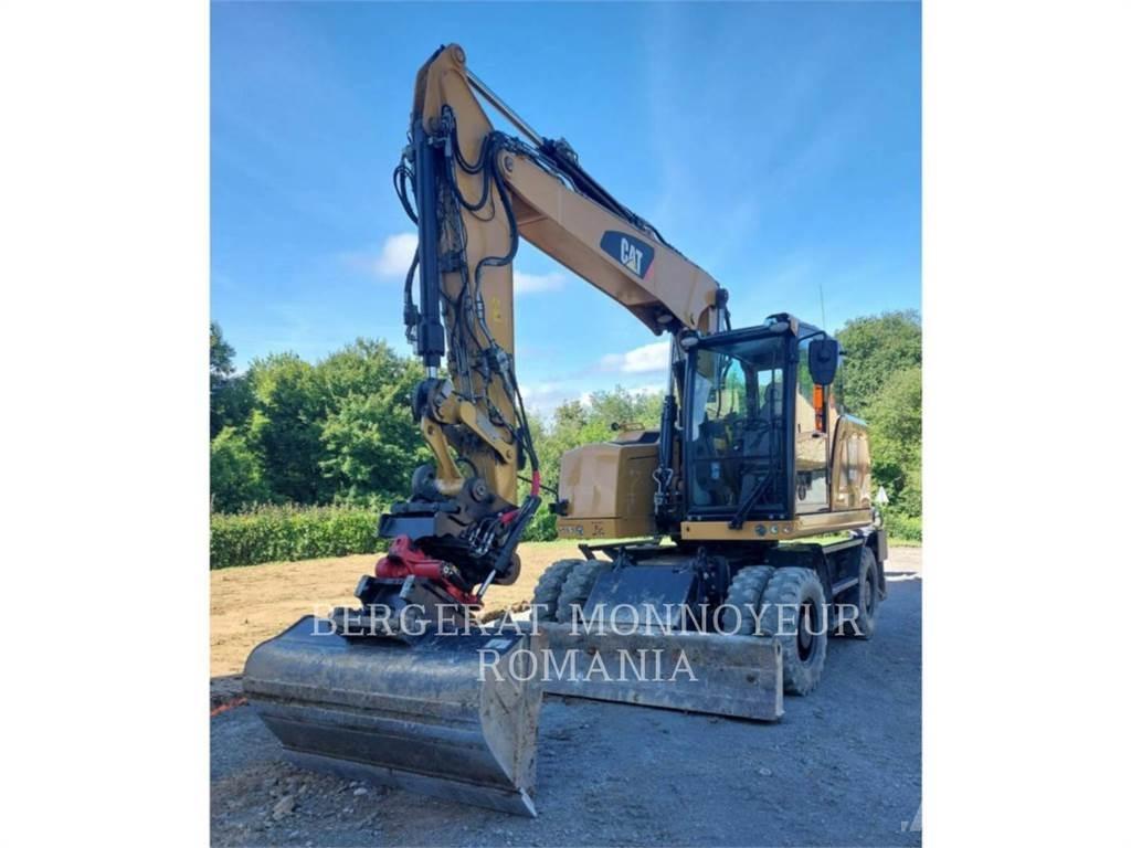 CAT M315F Pelle sur pneus