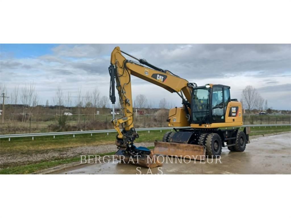 CAT M315F IVC Pelle sur pneus