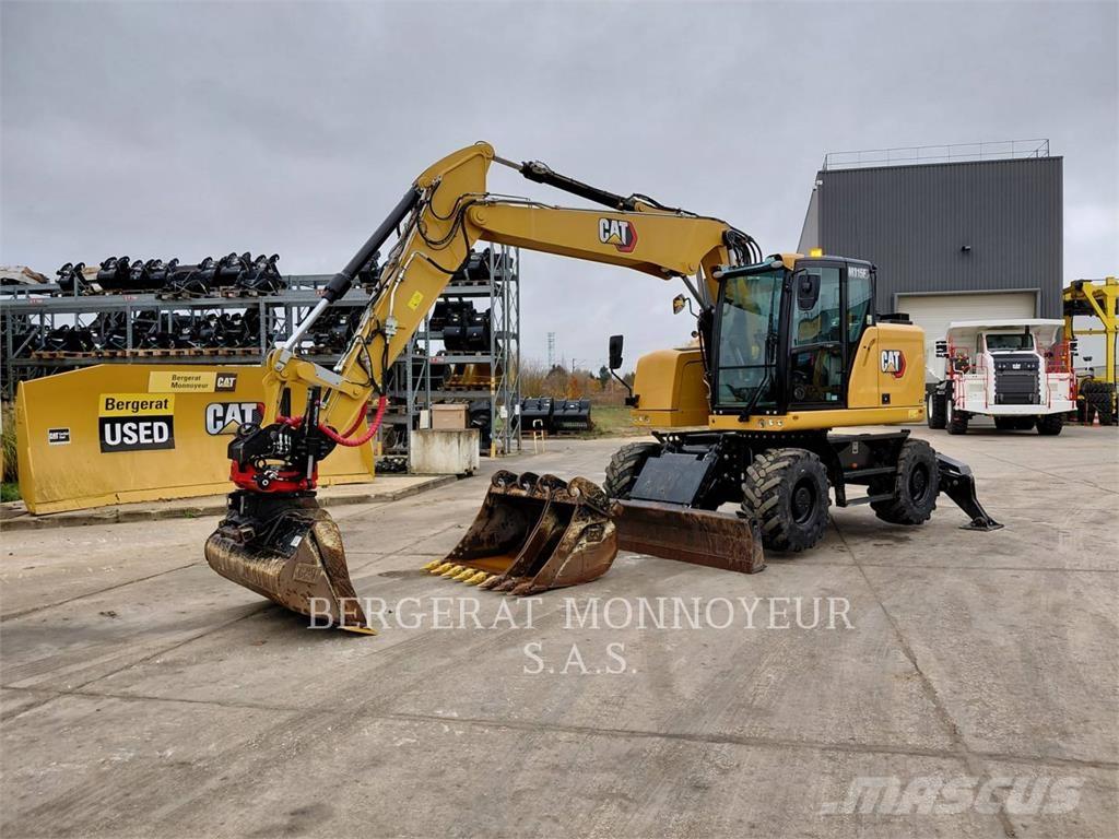 CAT M315F IVC Pelle sur pneus