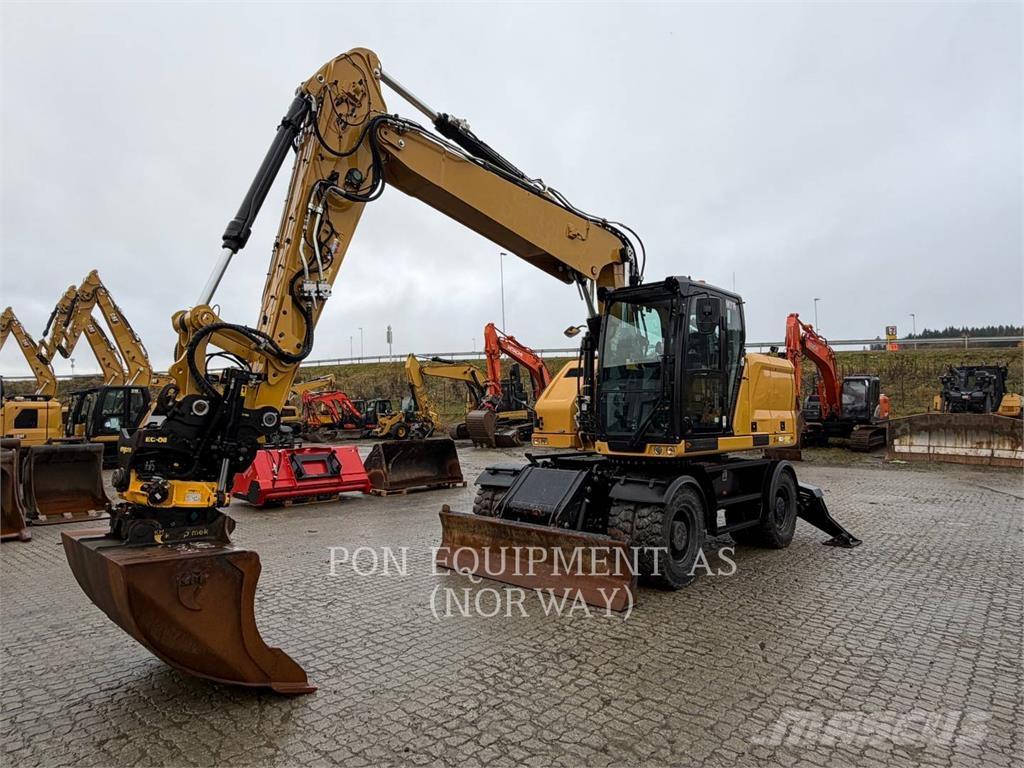 CAT M316-07 Pelle sur pneus