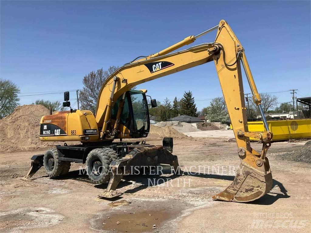 CAT M316C Pelle sur pneus