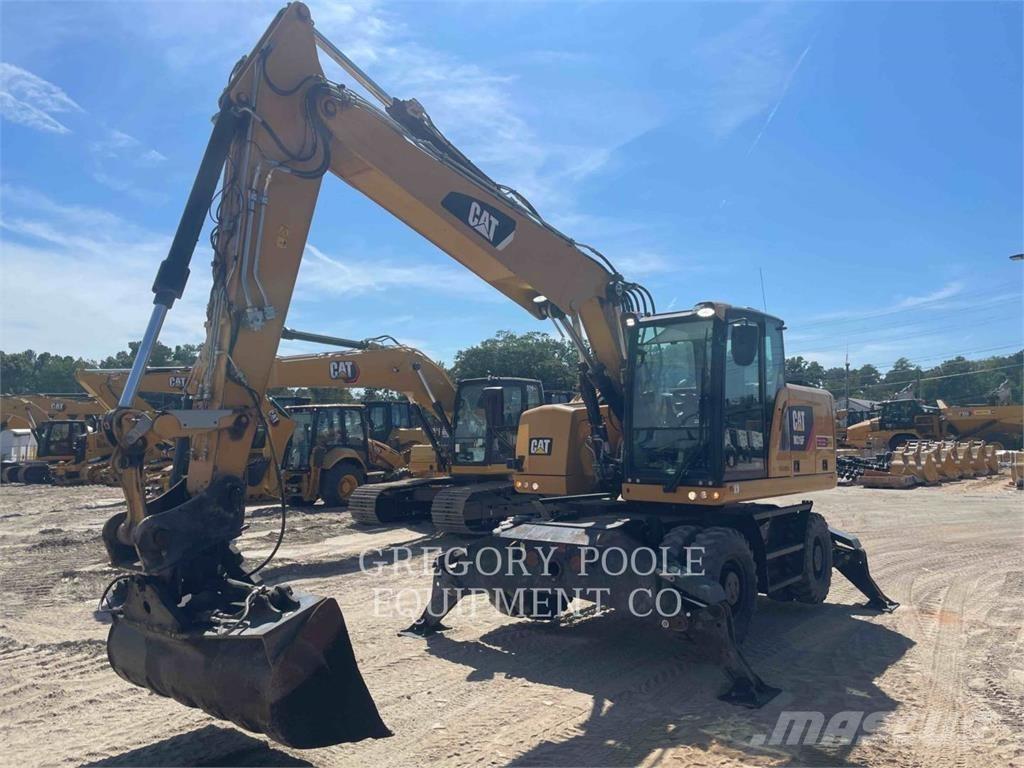 CAT M316F Pelle sur pneus