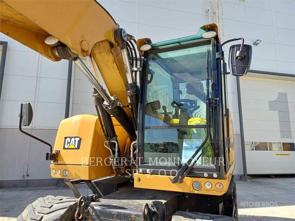 CAT M316F Pelle sur pneus
