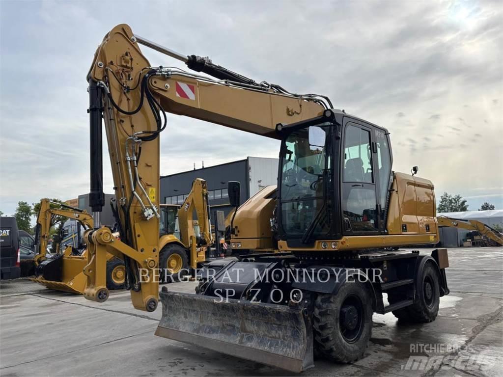 CAT M318 Pelle sur pneus
