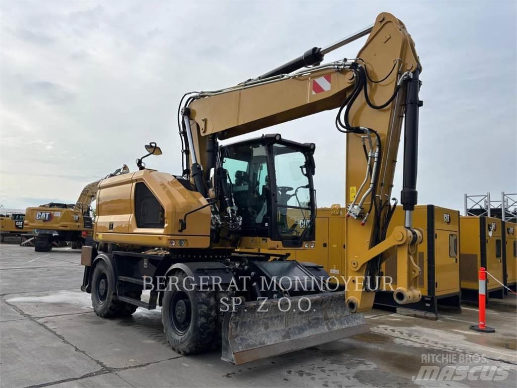 CAT M318 Pelle sur pneus