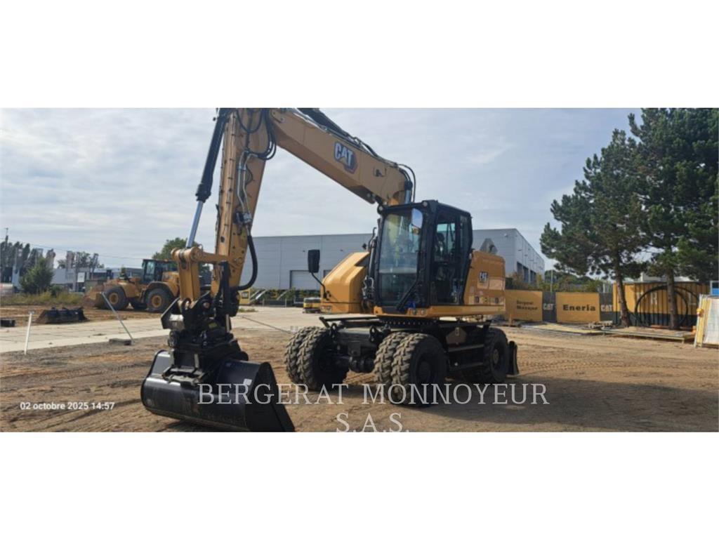 CAT M318-07 Pelle sur pneus