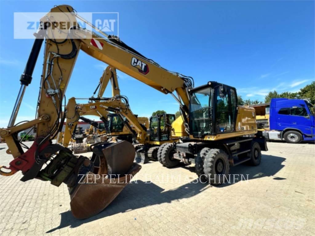 CAT M318-07A Pelle sur pneus
