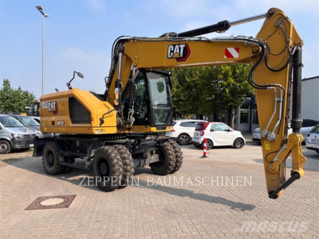CAT M318-07A Pelle sur pneus