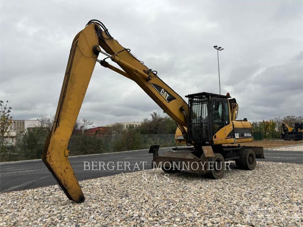 CAT M318C Pelle sur pneus