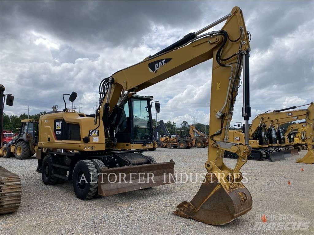 CAT M318F Pelle sur chenilles