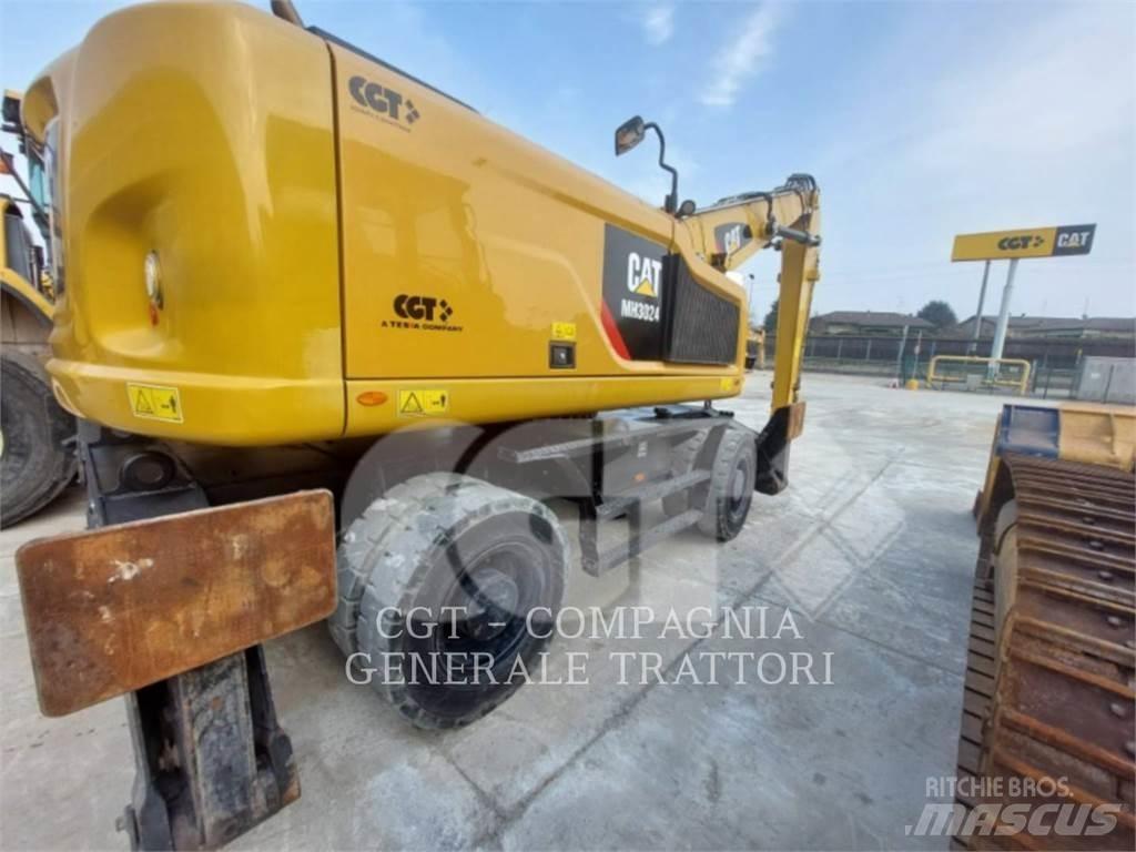 CAT MH3024 Pelle sur pneus