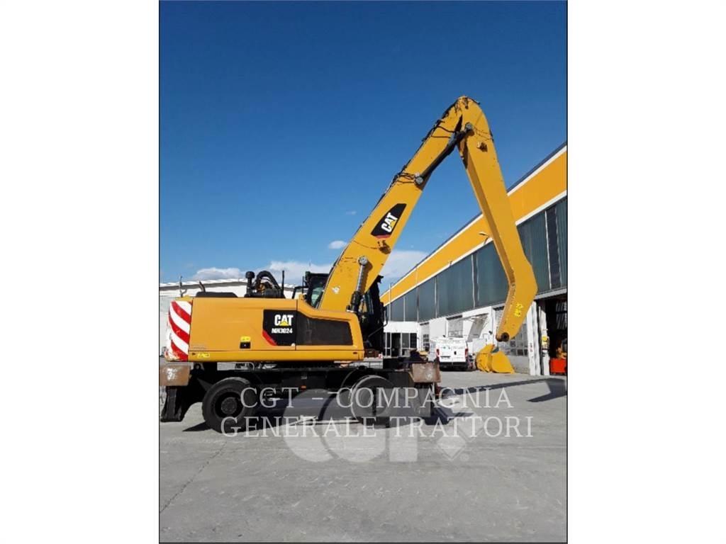 CAT MH3024 Pelle sur pneus