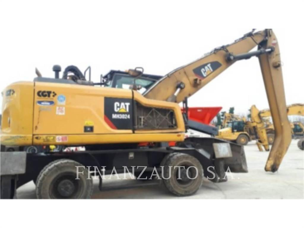 CAT MH3024 Pelle sur pneus