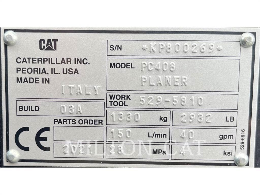 CAT PC408 COLD PLANER Godet raboteur