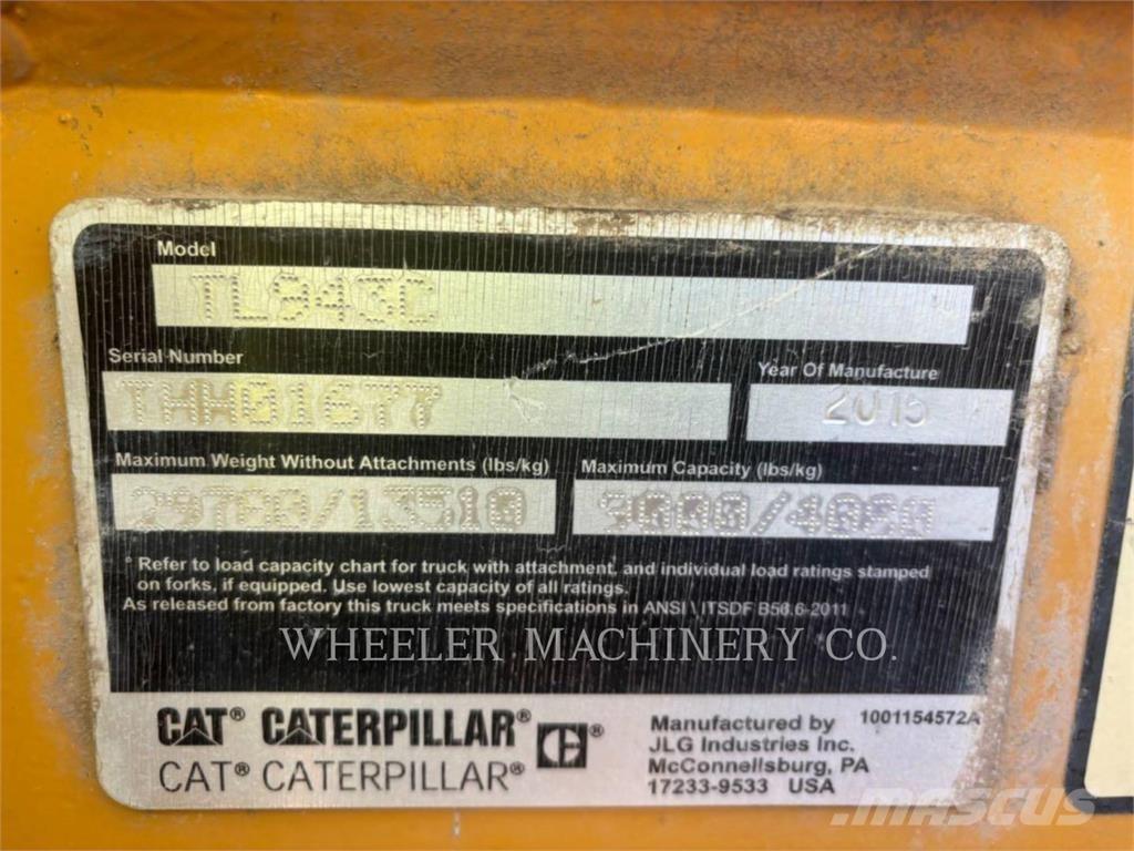 CAT TL943C CAB Chariot télescopique