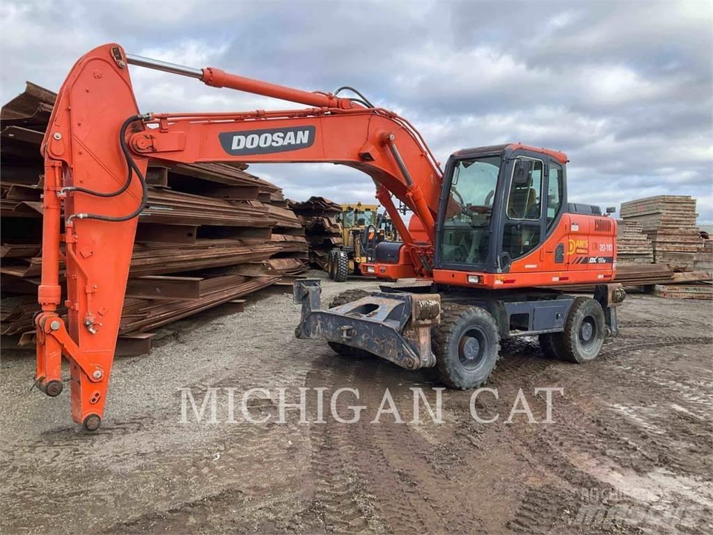 Doosan DX190W Pelle sur pneus