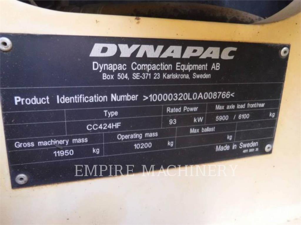 Dynapac CC424HF Rouleaux tandem