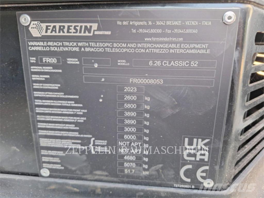 Faresin 6.26 Chariot télescopique