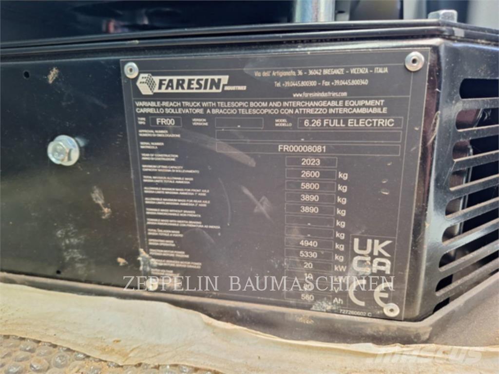 Faresin 6.26E Chariot télescopique