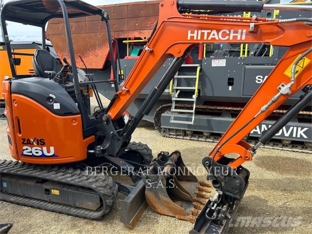 Hitachi ZX26U-6 Pelle sur chenilles
