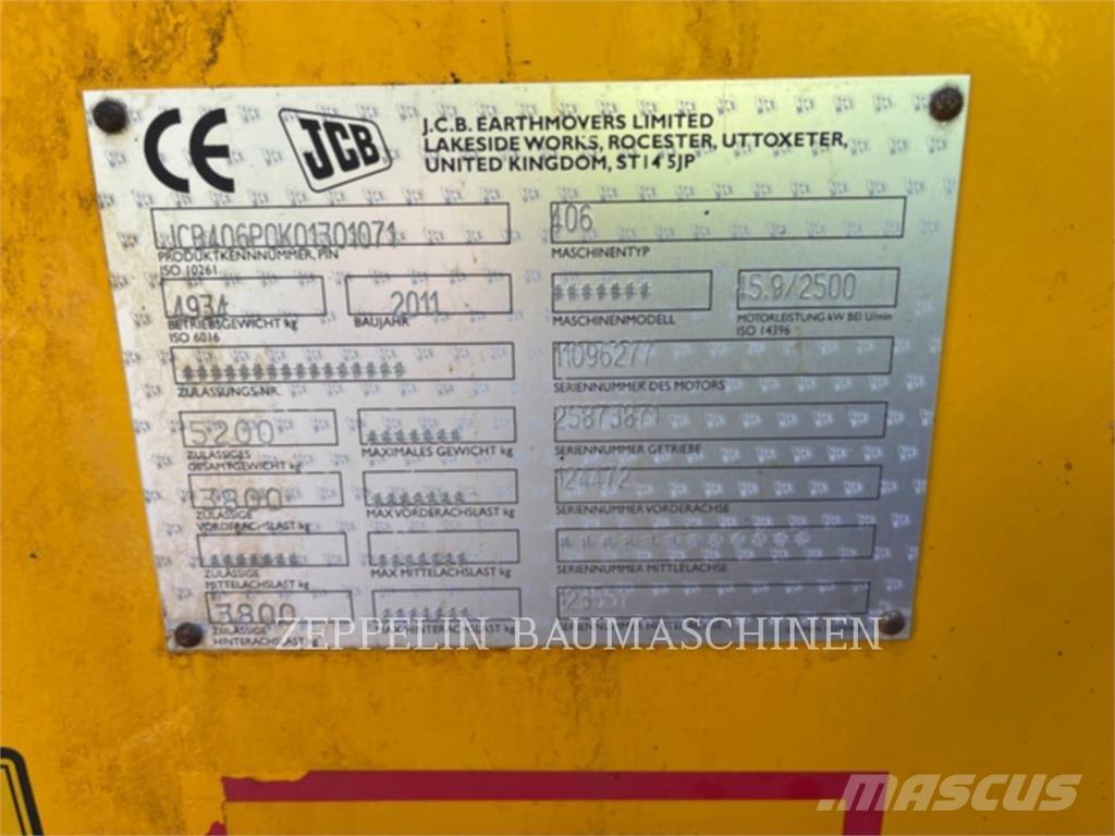 JCB 406 Chargeuse sur pneus