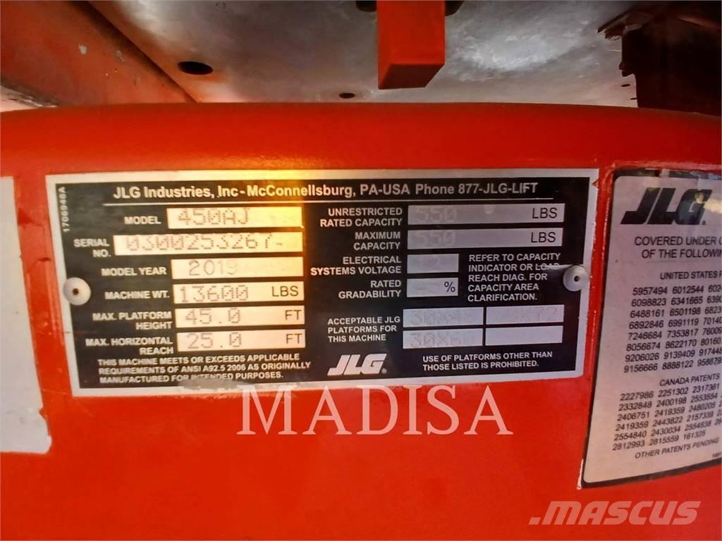 JLG 450AJ 4WD Nacelles articulées