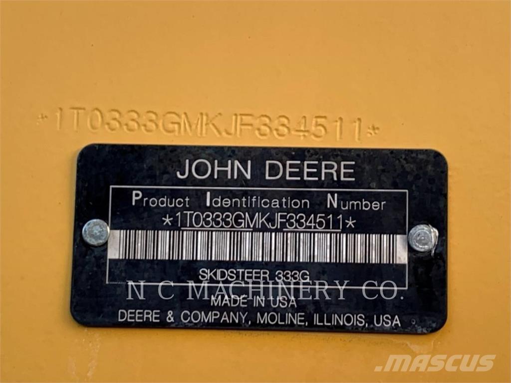 John Deere 333G Chargeuse compacte