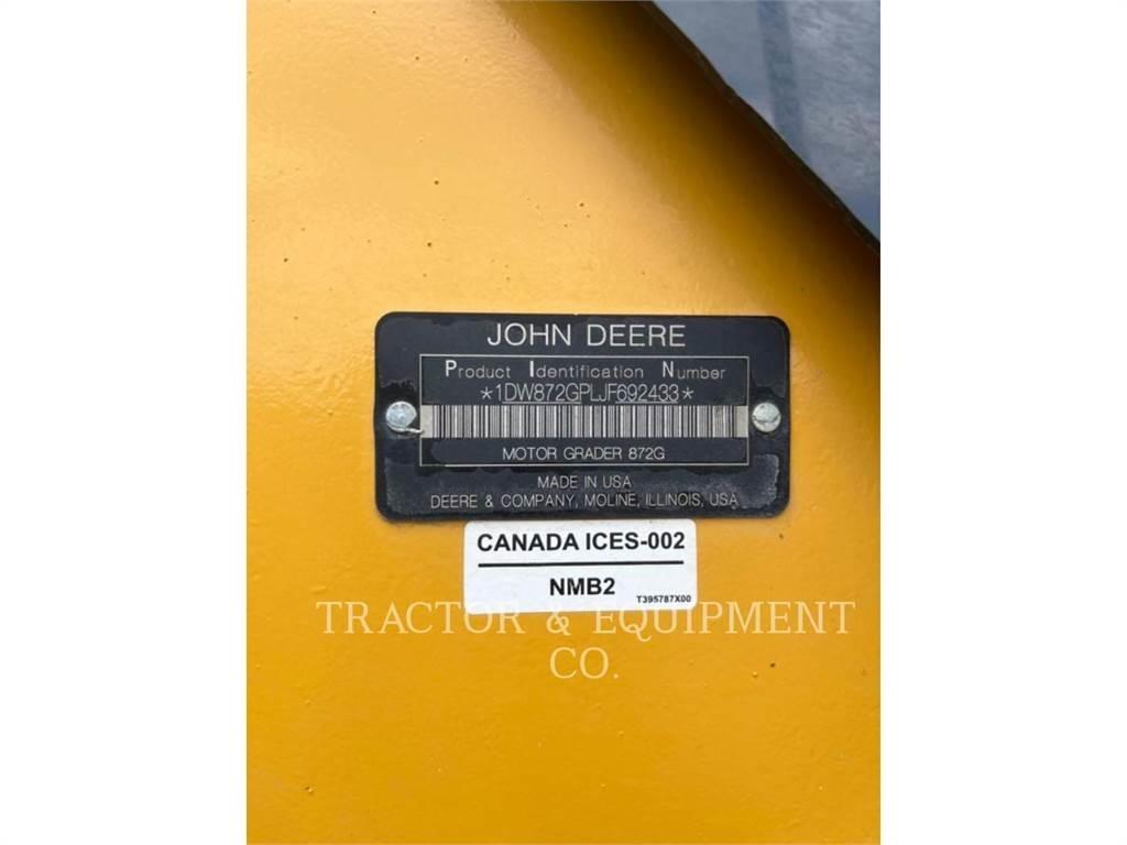 John Deere 872GP Niveleuse
